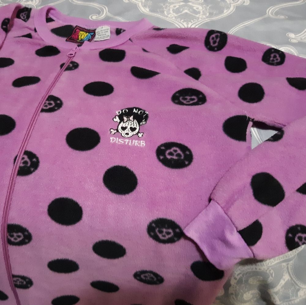 Adult Onesie with Button Up Bum